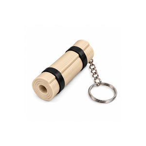 MyTinkly™ Yoga Mat Keychain | Fitness & Workout Keychain | Yoga Lover Accessories | Yoga Themed Keyring