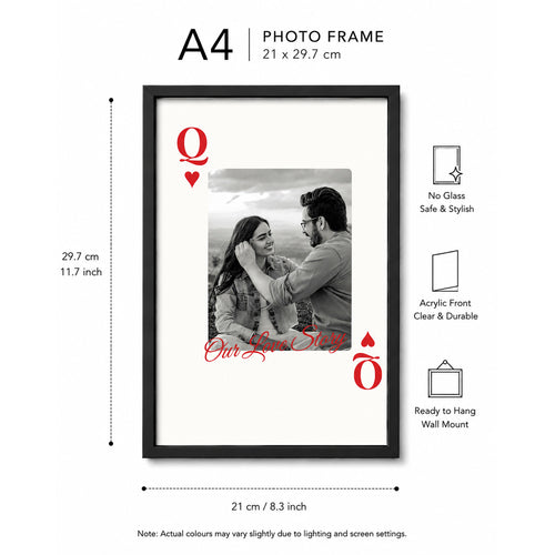 MyTinkly™- Classic Playing Card- Personalised Photo Frame