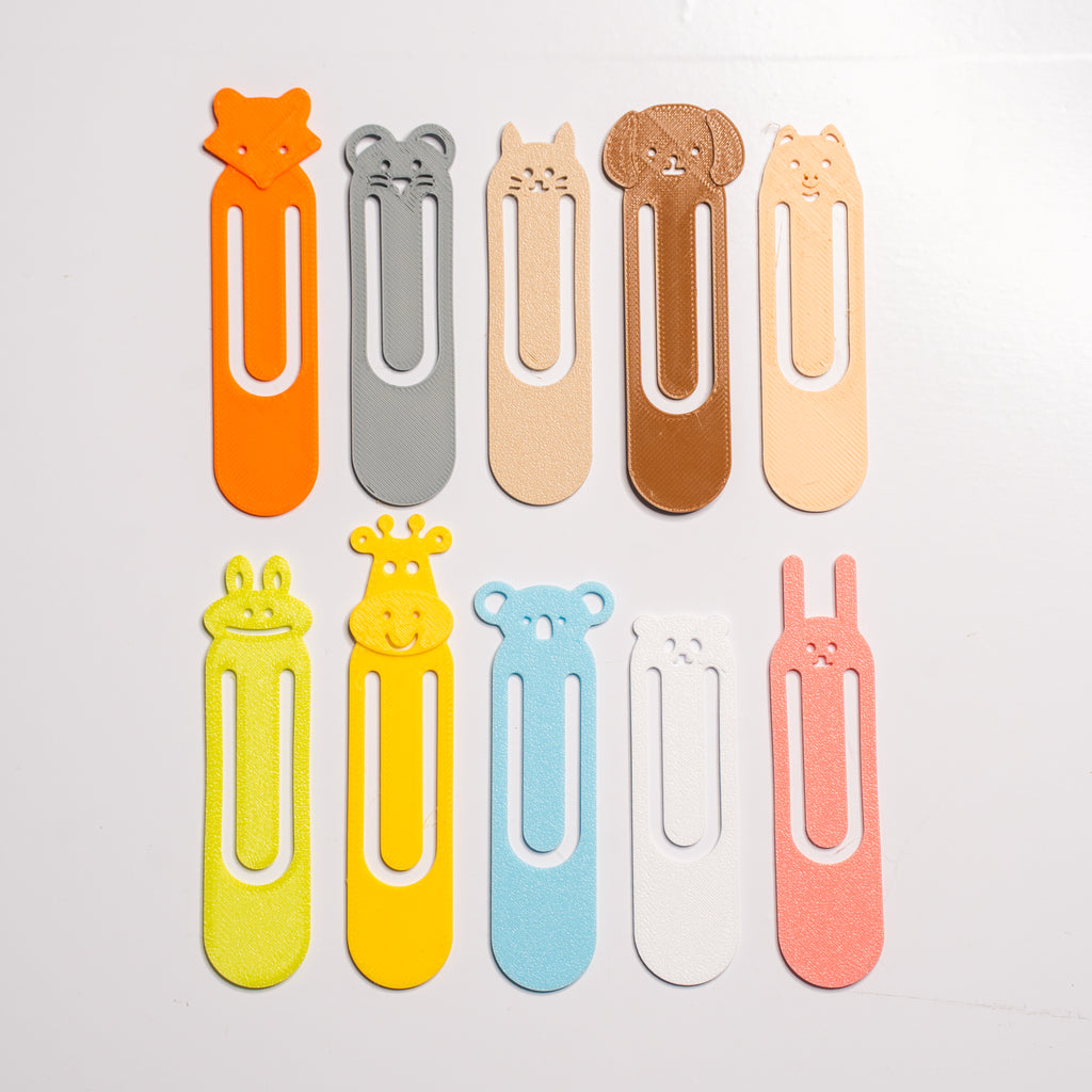MyTinkly – Cute Animal Bookmark | 3D Printed Fun & Quirky Page Markers | Perfect Gift for Kids, Students & Book Lovers