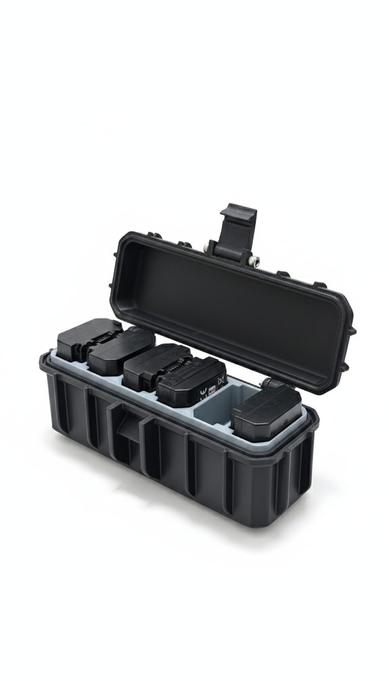 Customisable Rugged Battery Case- 3D Printed