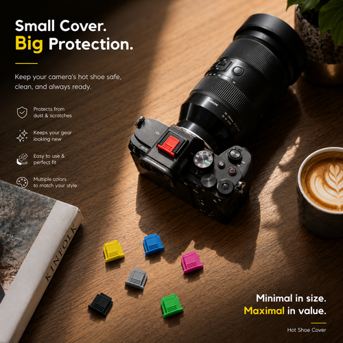 MyTinkly™- Set of 5 Hot Shoe Cover | Hot Shoe Protection for Mirrorless and DSLR Cameras