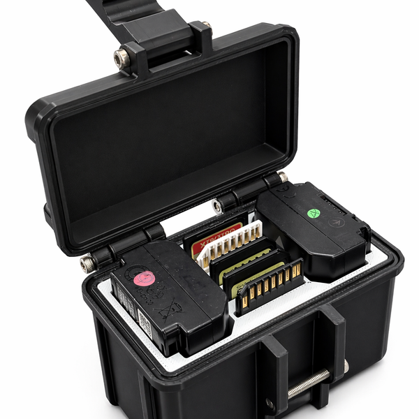 My Tinkly- 2 Slot-Camera Battery + 5 SD Slots| Rugged Style| Battery Storage Case | Customizable