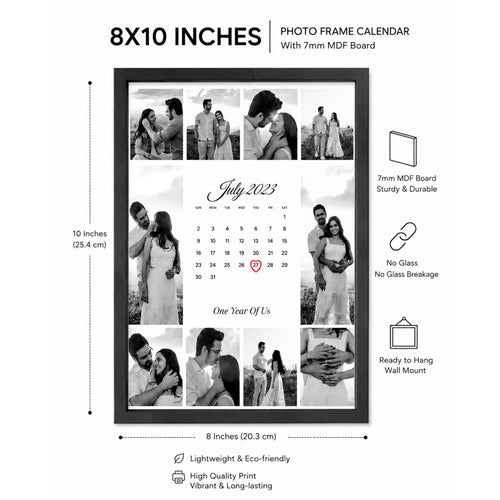 MyTinkly™- Calendar Special Date- Personalised Photo Frame