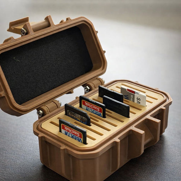 My Tinkly- SD Card Case  24 Slot | Rugged Style | Customizable