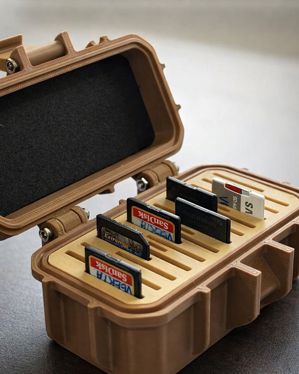 My Tinkly- SD Card Case  24 Slot | Rugged Style | Customizable